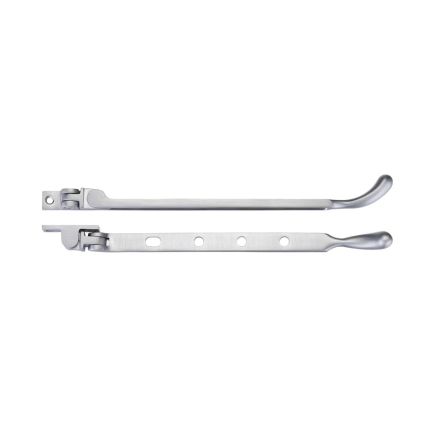 Zoo Hardware Bulb End Casement Stay - Satin Chrome