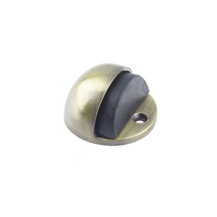Jedo Oval Floor Mounted Door Stop 46x26mm Antique Brass - By Frelan Hardware - JV86AB