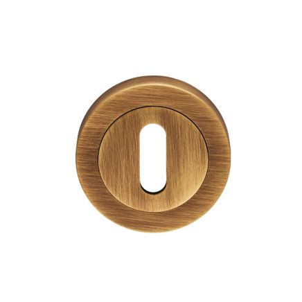 Lock Escutcheon - Antique Brass