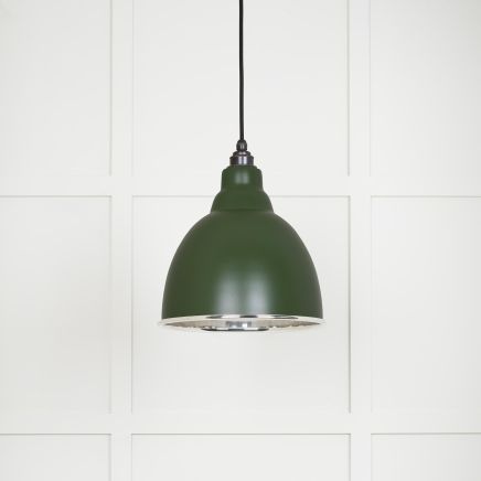 Smooth Nickel Brindley Pendant in Heath