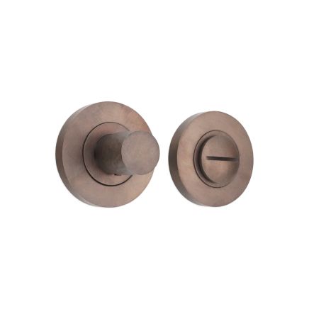 Hammered Knurlmond Thumb Turn & Release Matt Antique