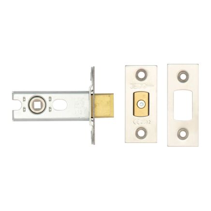 Jedo Heavy Duty Tubular Deadbolts 64mm Satin Stainless Steel - By Frelan Hardware - JL-HDB64SS