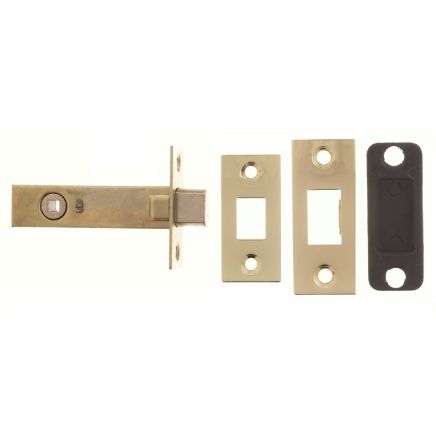 Atlantic Tubular Deadbolt 4" - Polished Brass