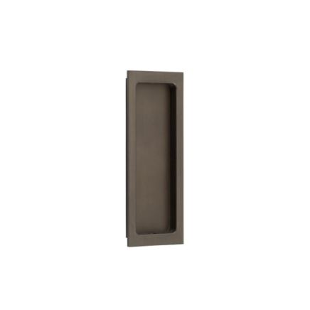 Burlington Rectangular Flush Pull Dark Bronze - By Frelan Hardware - BUR225DB