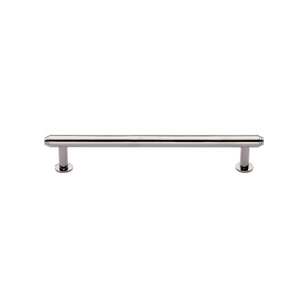 Heritage Brass Cabinet Pull Step Design with 16mm Rose 128mm CTC Polished Nickel finish