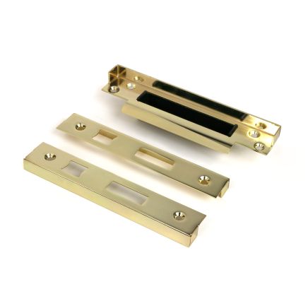 Polished Brass ½" Rebate Kit for Sash Lock
