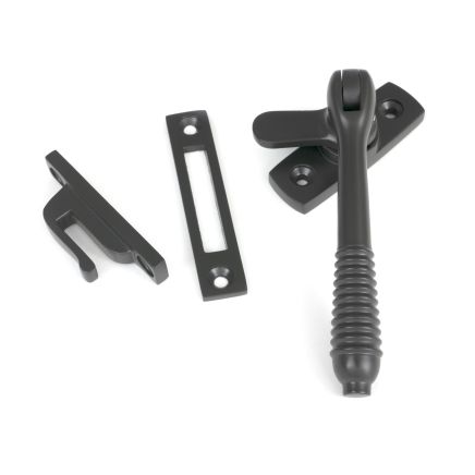 Aged Bronze Locking Reeded Fastener