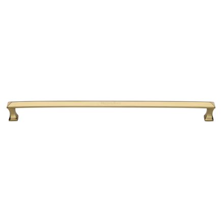 Heritage Brass Door Pull Handle Pyramid Design 478mm&nbsp;Polished Brass Finish