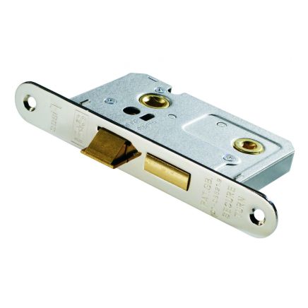 Easi-T Residential Bathroom Lock 65mm Radius - Satin Nickel