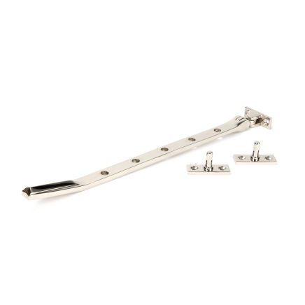 Polished Nickel Art Deco 12" Stay