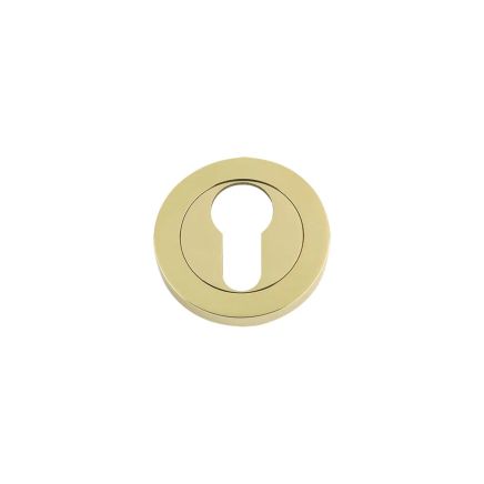 Zoo Hardware Euro Profile Escutcheon 50 x 8mm - Brass