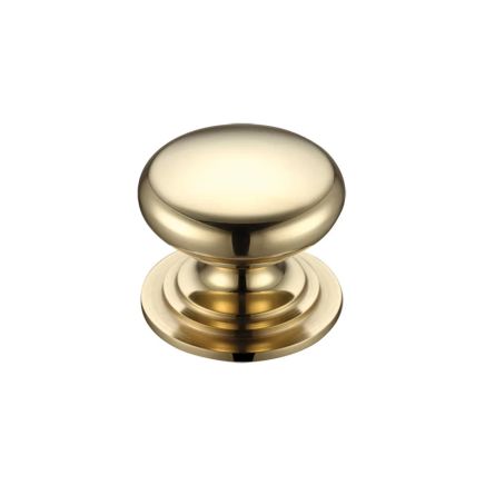 Zoo Hardware Victorian Cupboard Knob 38mm dia. - Brass