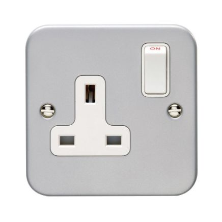Eurolite Metal Clad 1 Gang Socket Metal Clad
