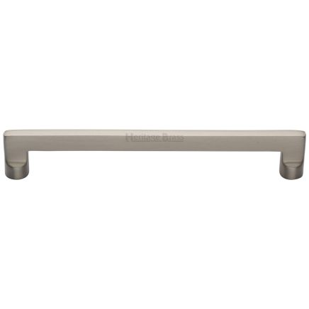 Heritage Brass Cabinet Pull Apollo Design 203mm CTC Satin Nickel Finish