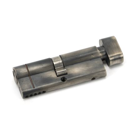 Pewter 40/40 5pin Euro Cylinder/Thumbturn