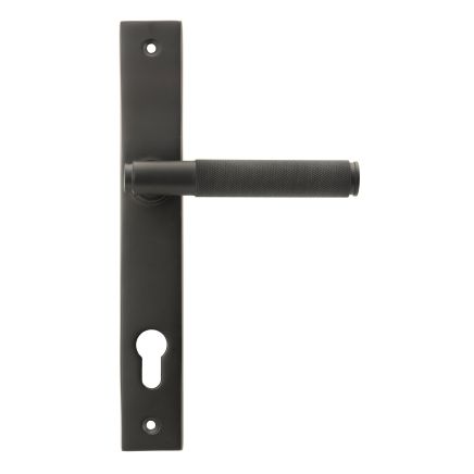 Aged Bronze Brompton Slimline Lever Espag. Lock Set