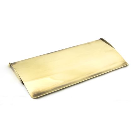 Aged Brass Small Letter Plate Cover