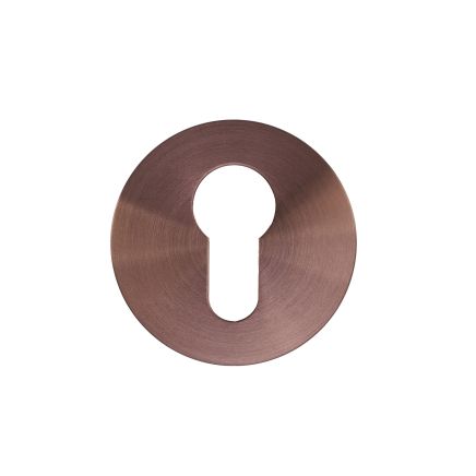 Zoo Hardware Euro Profile Escutcheon - Rosso Slim - 4mm - PVD Bronze