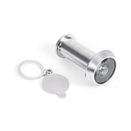 Satin Chrome Door Viewer 180° (34-56mm Door)