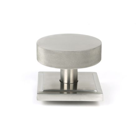 Satin Marine SS (316) Brompton Centre Door Knob (Square)