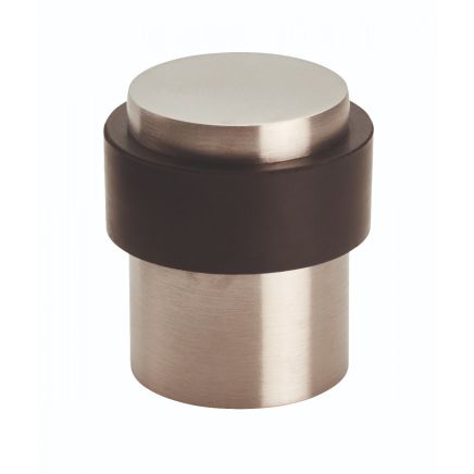 Steelworx Floor Mounted Pedestal Door Stops  - Satin Stainless Steel