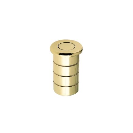 Zoo Hardware Dust Socket for Flush Bolts - Concrete 20mm dia. x 38mm - Polished Brass