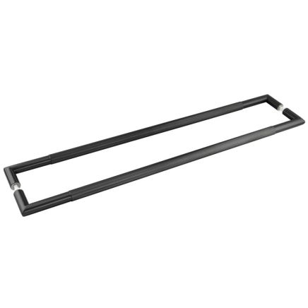 Three One Six Linear Pull Handles 800x25mm Back to Back Black - By Frelan Hardware - JMB22