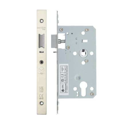 Zoo Hardware 2 Piece - DIN night latch - 72mm c/c - backset 60mm - Stainless Steel