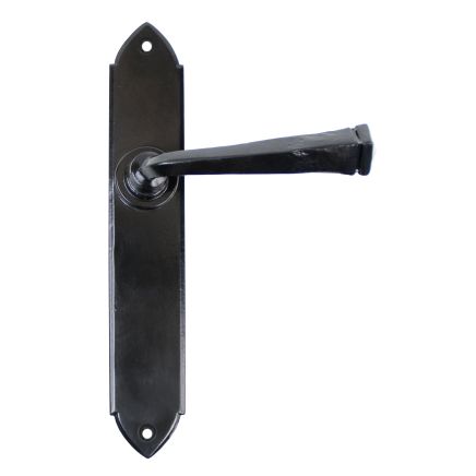 Black Gothic Lever Latch Set