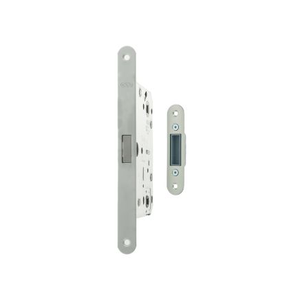 AGB Polaris 2XT Magnetic Bathroom Lock 50mm backset - Satin Chrome