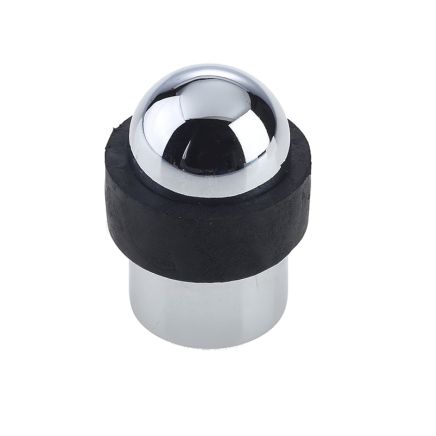 Jedo Dome Topped Floor Mounted Door Stop 48x28mm Polished Chrome - By Frelan Hardware - JV9560PC