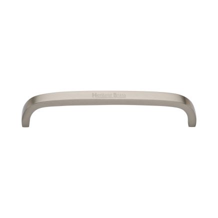 Heritage Brass Cabinet Pull D Shaped 152mm CTC Satin Nickel Finish