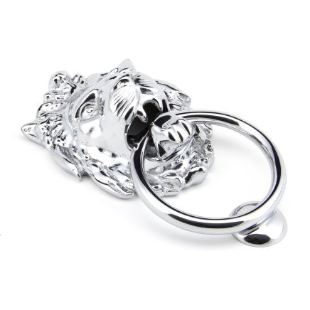 Polished Chrome Lion Head Knocker