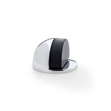 Alexander & Wilks - Shield Floor Mounted Door Stop - Polished Chrome
