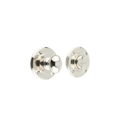 Burlington Turns & Releases Inner 1 No Rose Polished Nickel - By Frelan Hardware - BUR80PN