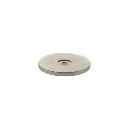 Millhouse Brass Round Cabinet Handle Backplate - Satin Nickel