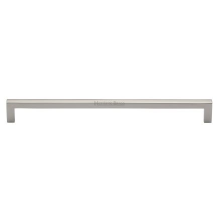 Heritage Brass Cabinet Pull City Design 256mm CTC Polished Nickel Finish