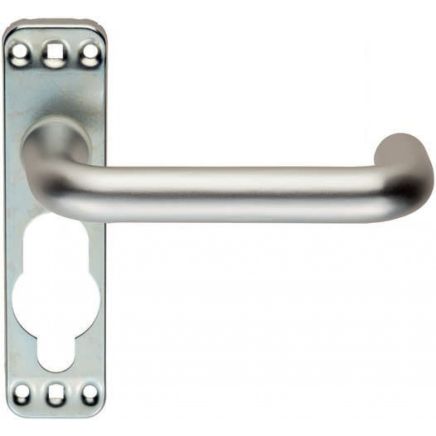 Safety Lever On A Inner Backplate - Satin Anodised Aluminium