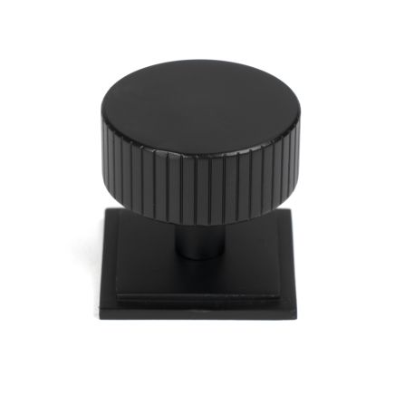 Matt Black Judd Cabinet Knob - 38mm (Square)