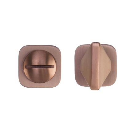 Zoo Hardware Turn and Release - Rosso Mini Squircle - PVD Bronze