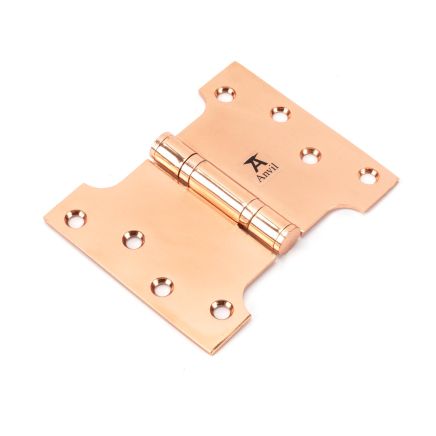 Polished Bronze 4" x 3" x 5" Parliament Hinge (pair) ss