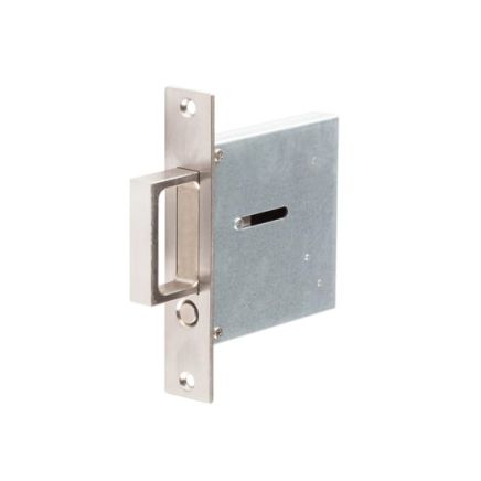 Jedo Sliding Door Edge Pull Satin Stainless Steel - By Frelan Hardware - JV820SSS