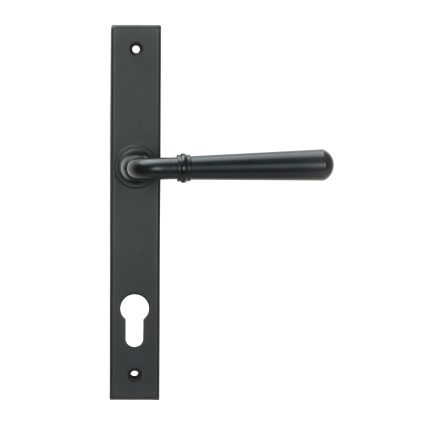 Matt Black Newbury Slimline Lever Espag. Lock Set