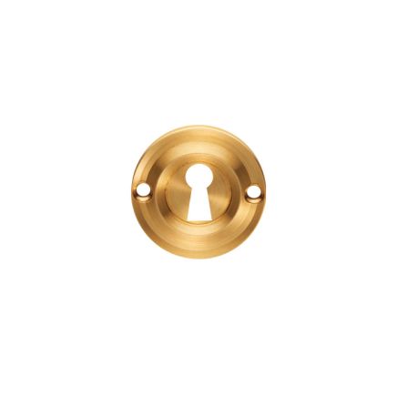 Small Escutcheon - Satin Brass