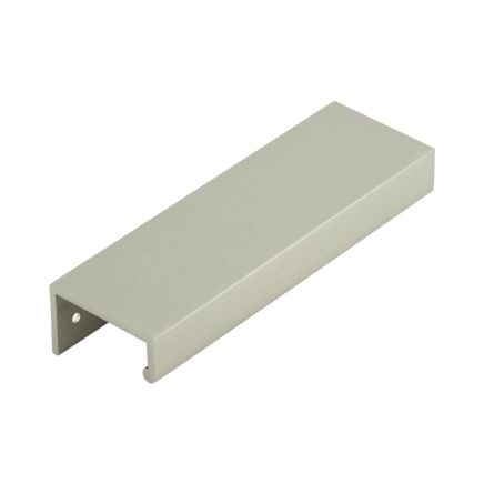 Burlington 150mm Satin Nickel Angled Edge Pull - By Frelan Hardware - BUR911SN