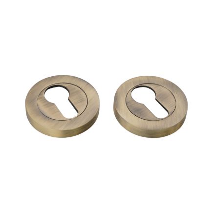 Euro Profile Escutcheon Matt Antique