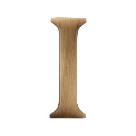 Heritage Brass Alphabet I Pin Fix 51mm (2") Antique Brass Finish
