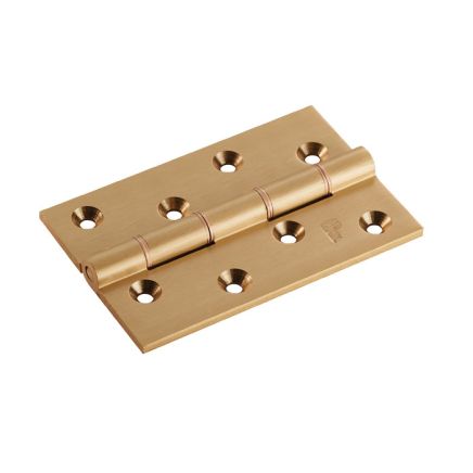 Double Phosphor  Washered Butt Hinge - Satin Brass (Pair)