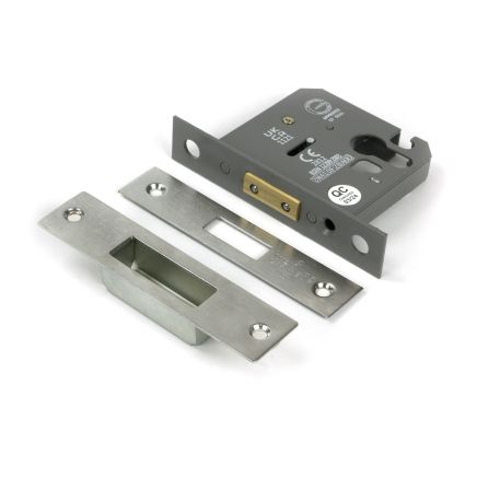 Satin SS 3" Euro Profile Dead Lock