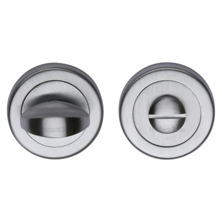 Heritage Brass Thumbturn & Emergency Release Satin Chrome finish